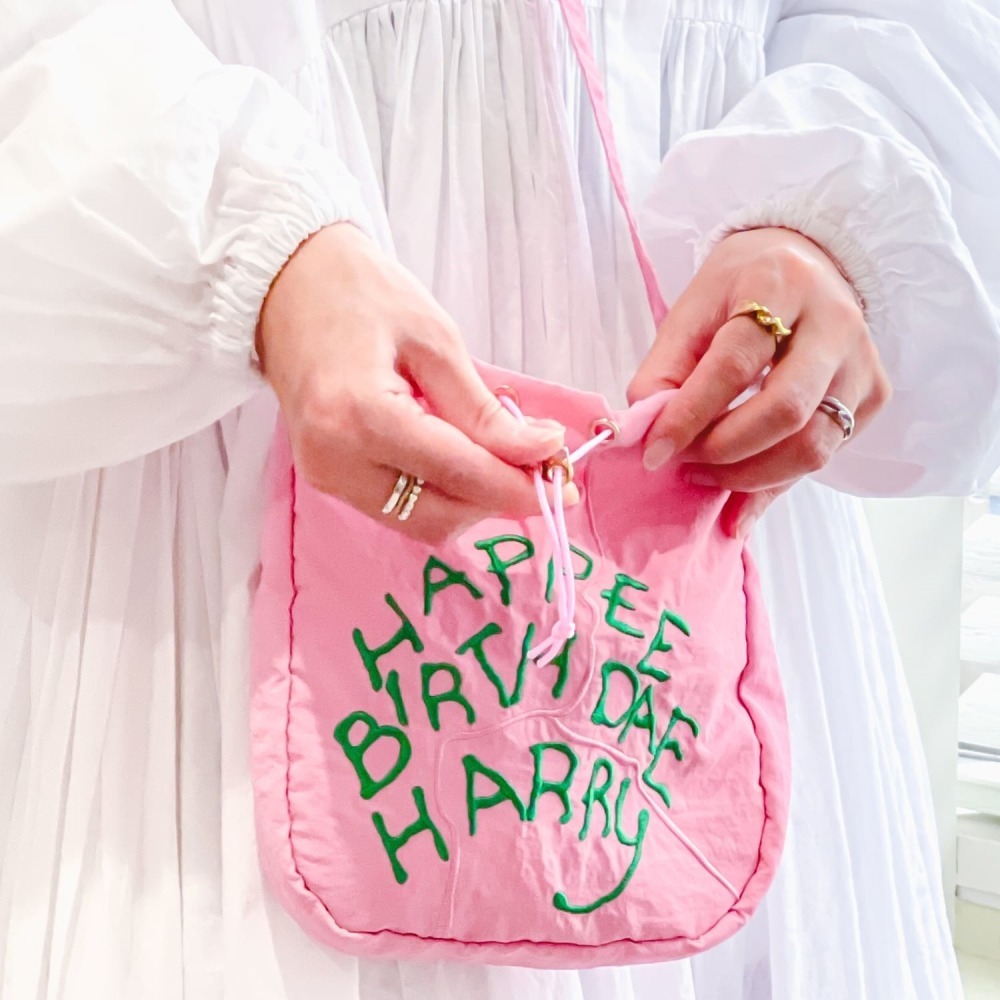 Harry Potter × Flapper 哈利的生日蛋糕抽繩肩背包｜束口袋/側背/斜背包 哈利波特聯名周邊-細節圖3