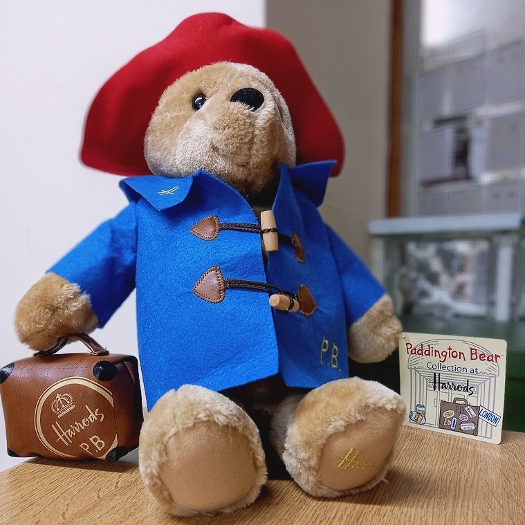 🇬🇧英國 Harrods × Paddington 柏靈頓熊玩偶 哈洛德x柏靈頓 泰迪熊 帕丁頓熊 絨毛娃娃-細節圖2