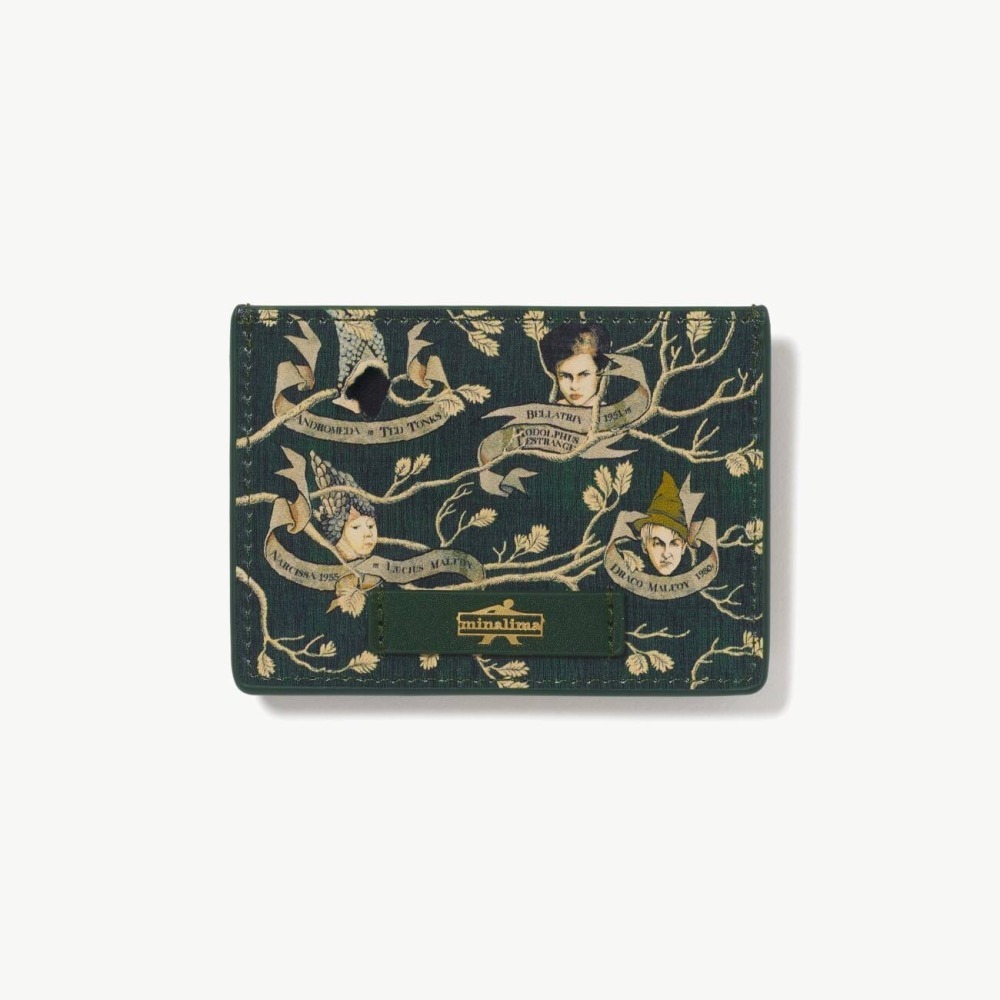 Harry Potter × MinaLima 布萊克家族樹掛毯真皮卡夾 哈利波特-細節圖3