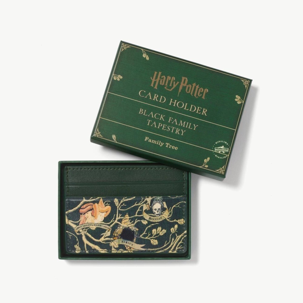 Harry Potter × MinaLima 布萊克家族樹掛毯真皮卡夾 哈利波特-細節圖4
