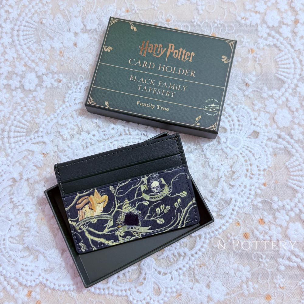 Harry Potter × MinaLima 布萊克家族樹掛毯真皮卡夾 哈利波特-細節圖6
