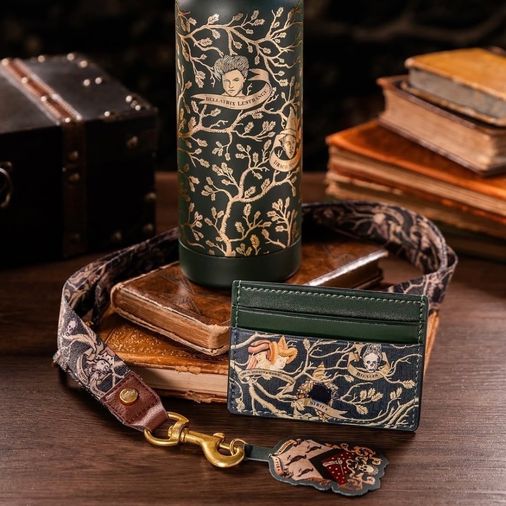 Harry Potter × MinaLima 布萊克家族樹掛毯真皮卡夾 哈利波特-細節圖8