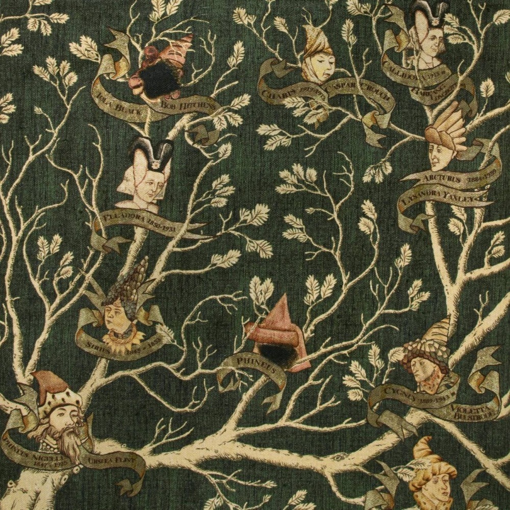 Harry Potter × MinaLima 布萊克家族樹掛毯棉質托特包｜手提/單肩包 哈利波特-細節圖4