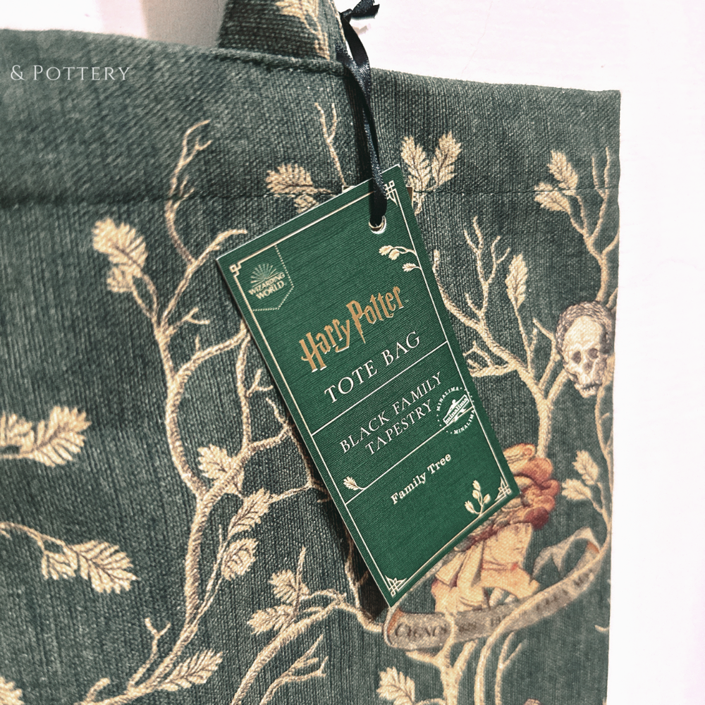 Harry Potter × MinaLima 布萊克家族樹掛毯棉質托特包｜手提/單肩包 哈利波特-細節圖9