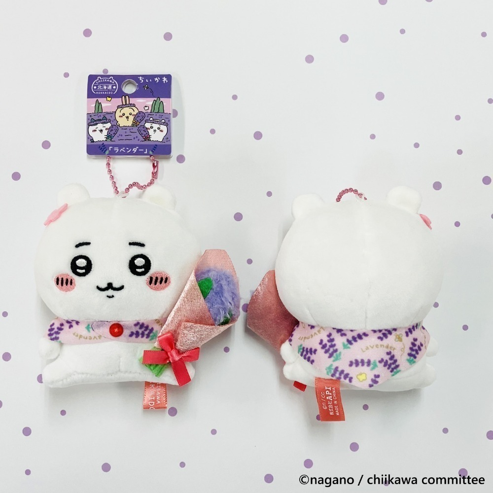 🇯🇵日本 吉伊卡哇 北海道限定吊飾娃娃🪻薰衣草 吉伊、小八、兔兔/烏薩奇ちいかわ 地區限定娃 玩偶-規格圖5