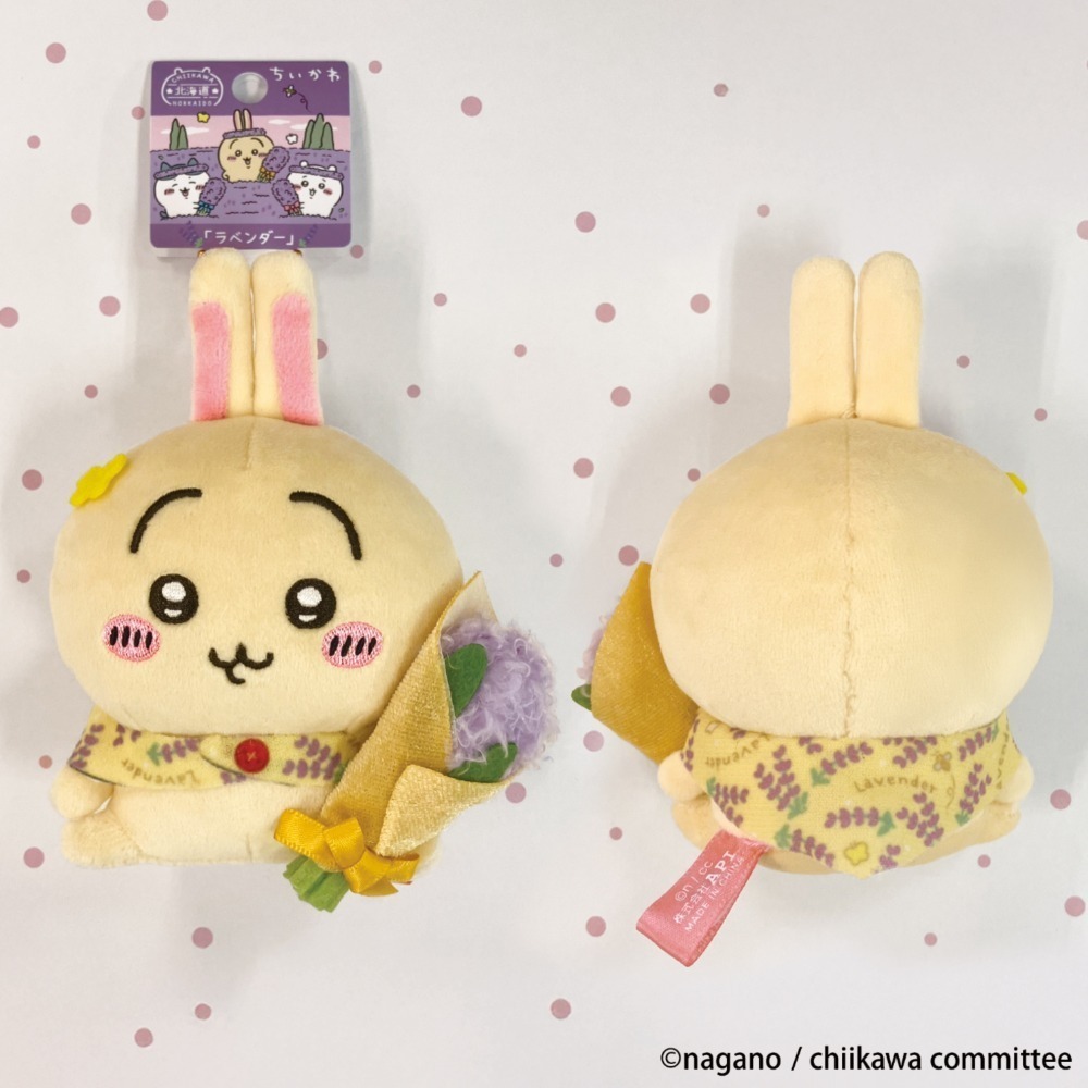 🇯🇵日本 吉伊卡哇 北海道限定吊飾娃娃🪻薰衣草 吉伊、小八、兔兔/烏薩奇ちいかわ 地區限定娃 玩偶-規格圖5