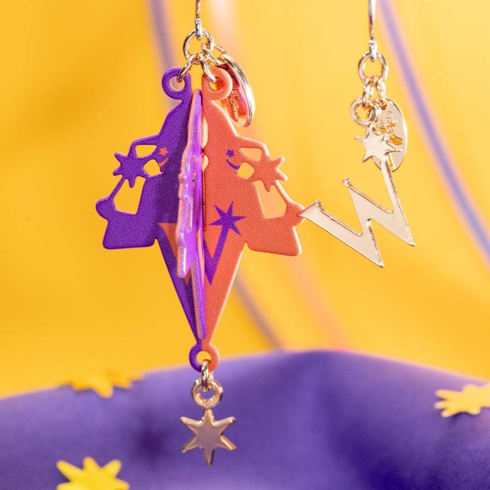 🇯🇵日本 Mahou Dokoro 衛氏巫師法寶店標誌耳環 夾式 針式 弗雷喬治 哈利波特 Harry Potter-細節圖2