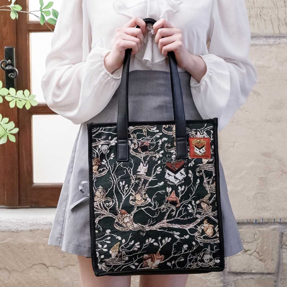 🇯🇵日本 Mahou Dokoro 限定 布萊克家族樹掛毯托特包｜手提/單肩包 Harry Potter 哈利波特-細節圖3