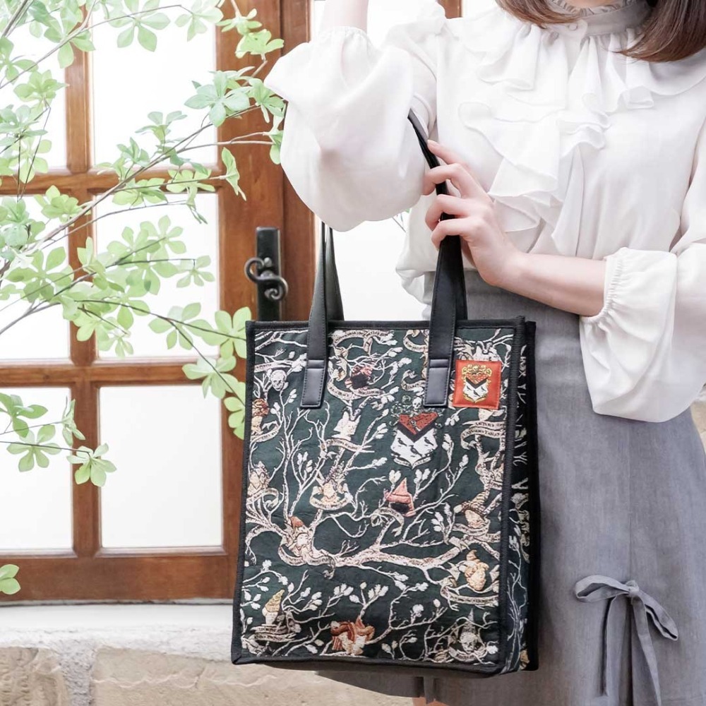 🇯🇵日本 Mahou Dokoro 限定 布萊克家族樹掛毯托特包｜手提/單肩包 Harry Potter 哈利波特-細節圖2