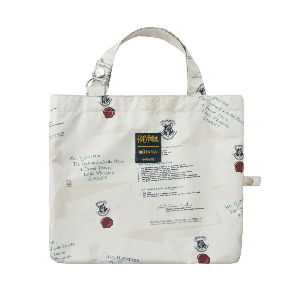 Harry Potter × DIANA 霍格華茲入學通知書折疊雨傘/陽傘 晴雨兩用 哈利波特-細節圖6