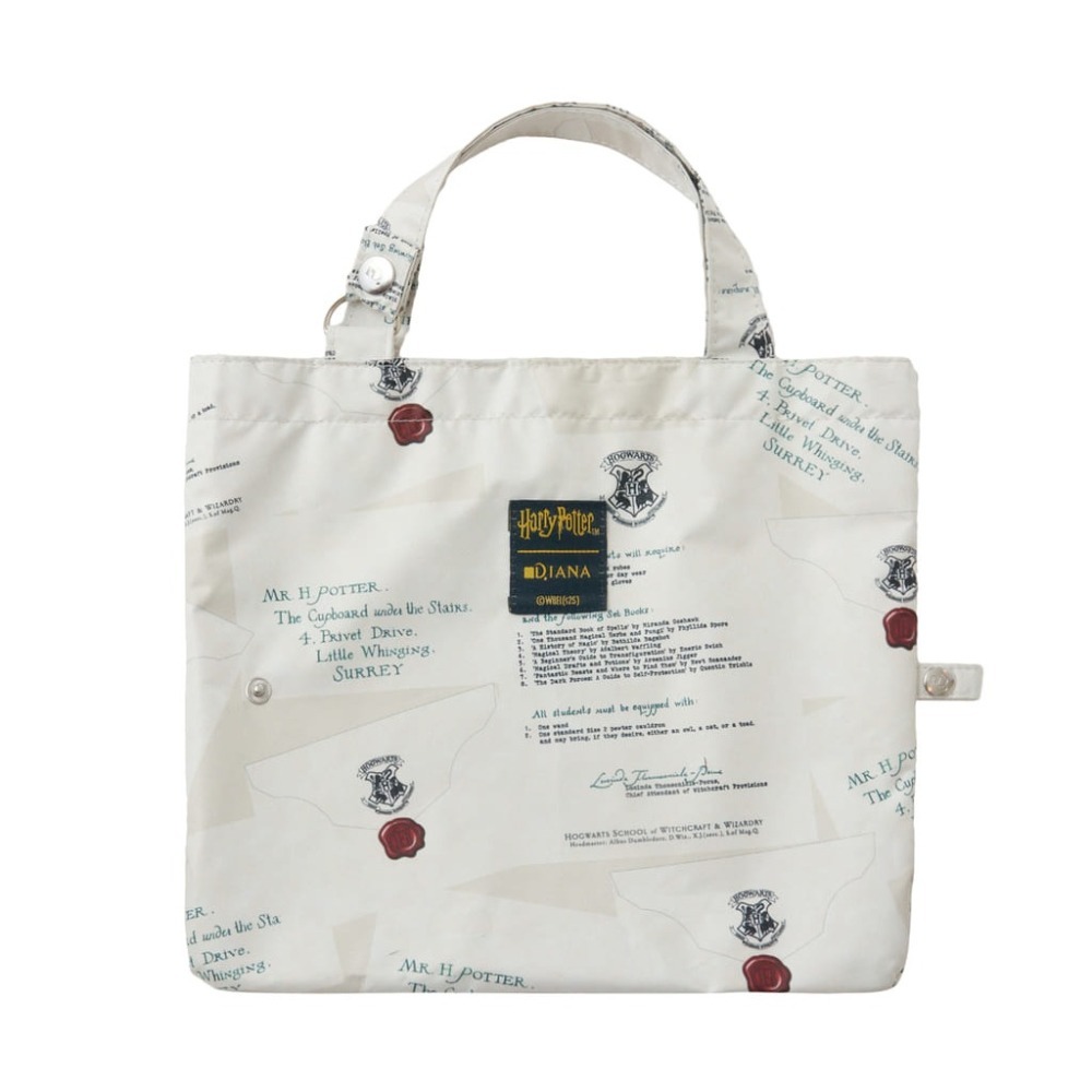 Harry Potter × DIANA 霍格華茲入學通知書折疊雨傘/陽傘 晴雨兩用 哈利波特-細節圖6