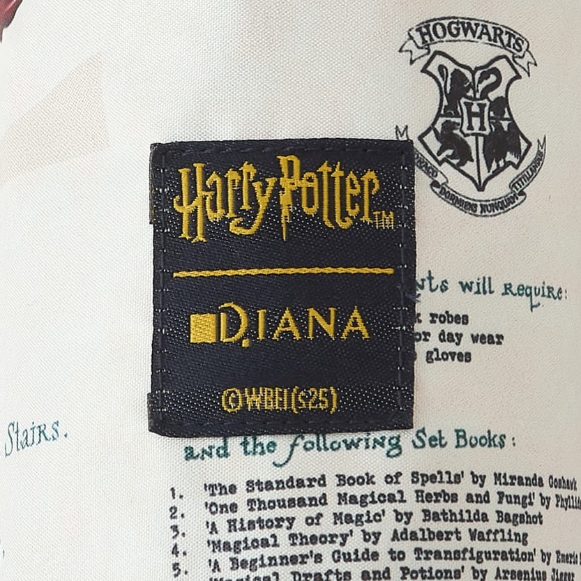 Harry Potter × DIANA 霍格華茲入學通知書折疊雨傘/陽傘 晴雨兩用 哈利波特-細節圖8