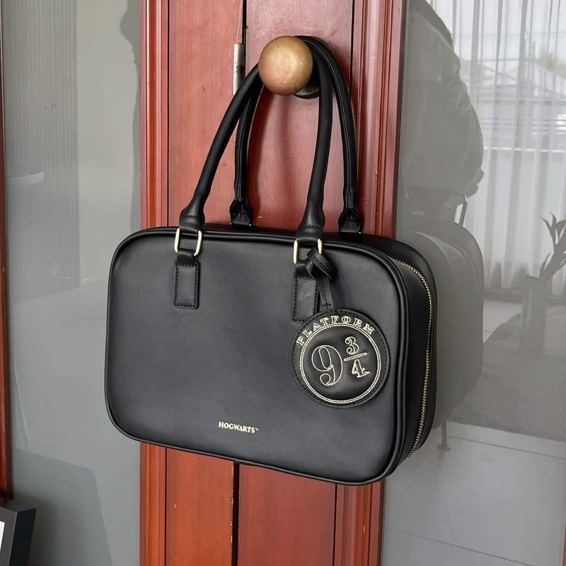 Harry Potter × my twilight 霍格華茲特快車方形波士頓包｜手提/單肩包 哈利波特-細節圖2