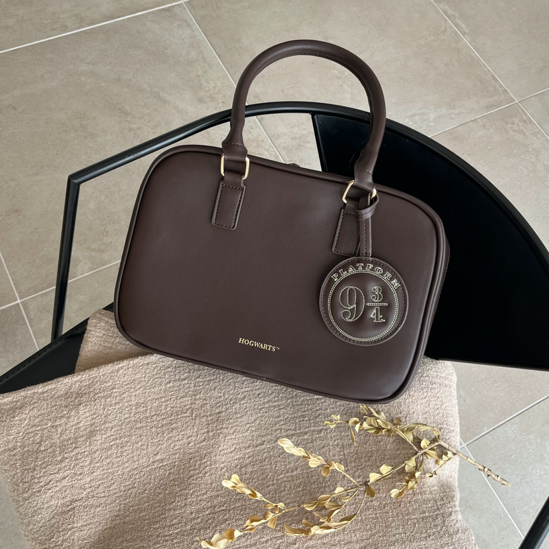 Harry Potter × my twilight 霍格華茲特快車方形波士頓包｜手提/單肩包 哈利波特-細節圖7