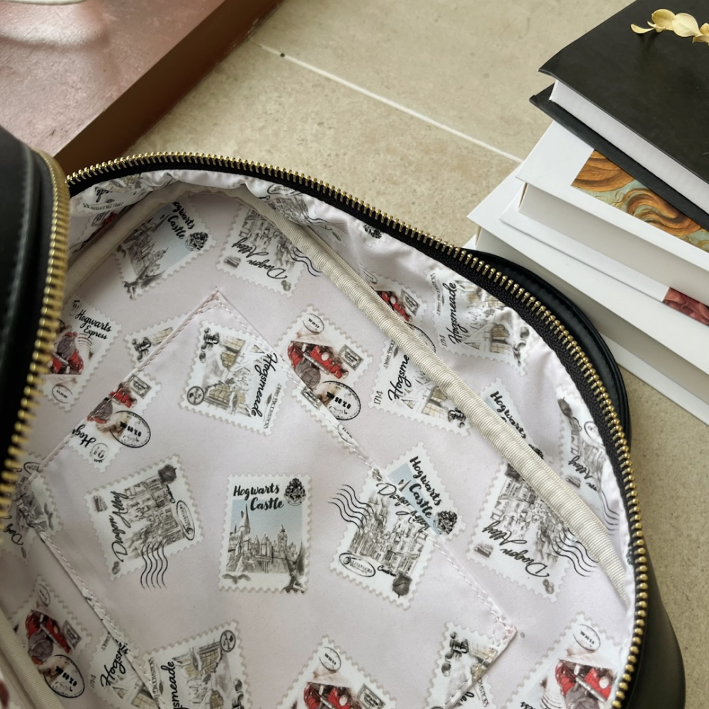 Harry Potter × my twilight 霍格華茲特快車方形波士頓包｜手提/單肩包 哈利波特-細節圖3