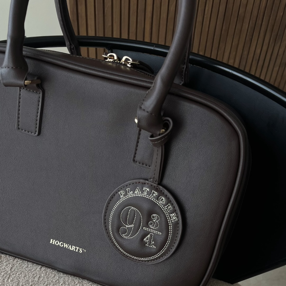 Harry Potter × my twilight 霍格華茲特快車方形波士頓包｜手提/單肩包 哈利波特-細節圖8