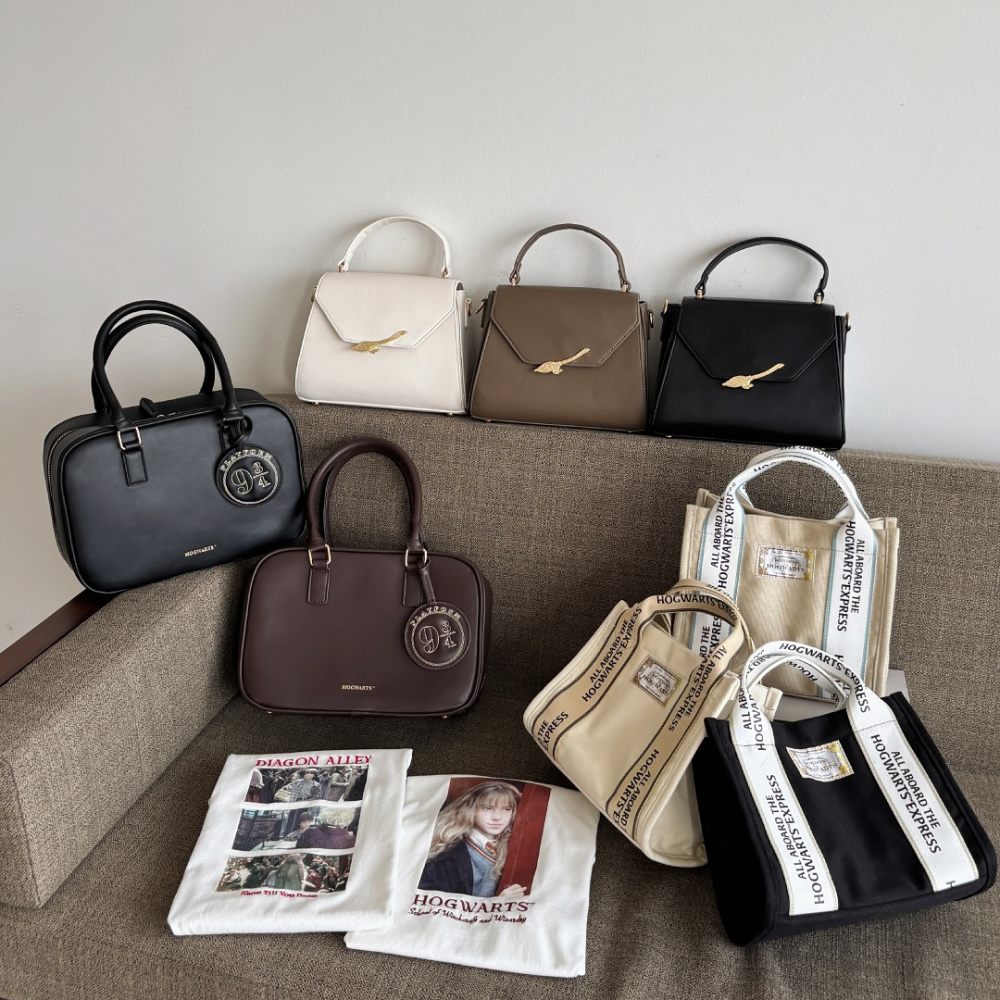 Harry Potter × my twilight 霍格華茲特快車方形波士頓包｜手提/單肩包 哈利波特-細節圖10