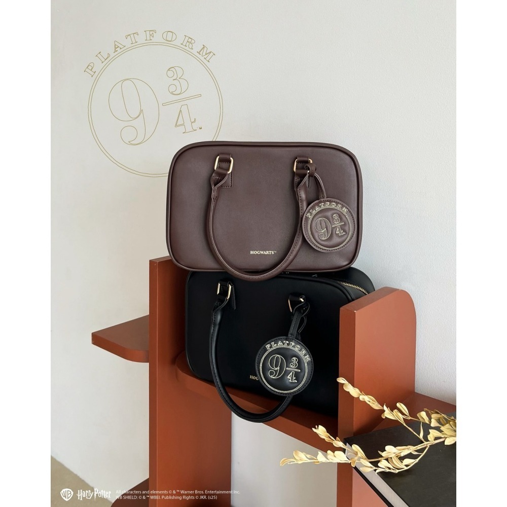 Harry Potter × my twilight 霍格華茲特快車方形波士頓包｜手提/單肩包 哈利波特-細節圖11