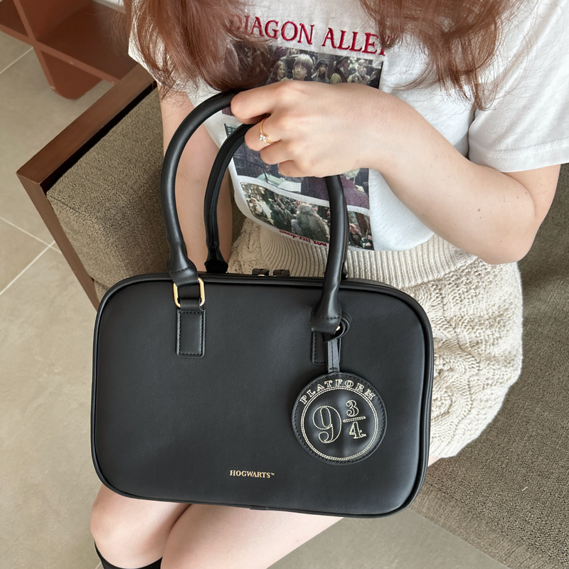 Harry Potter × my twilight 霍格華茲特快車方形波士頓包｜手提/單肩包 哈利波特-規格圖11