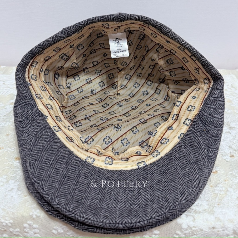 🇯🇵日本 USJ大阪環球影城 紐特縮寫木精刺繡英式鴨舌帽 報童帽 扁帽 Harry Potter 哈利波特-細節圖7