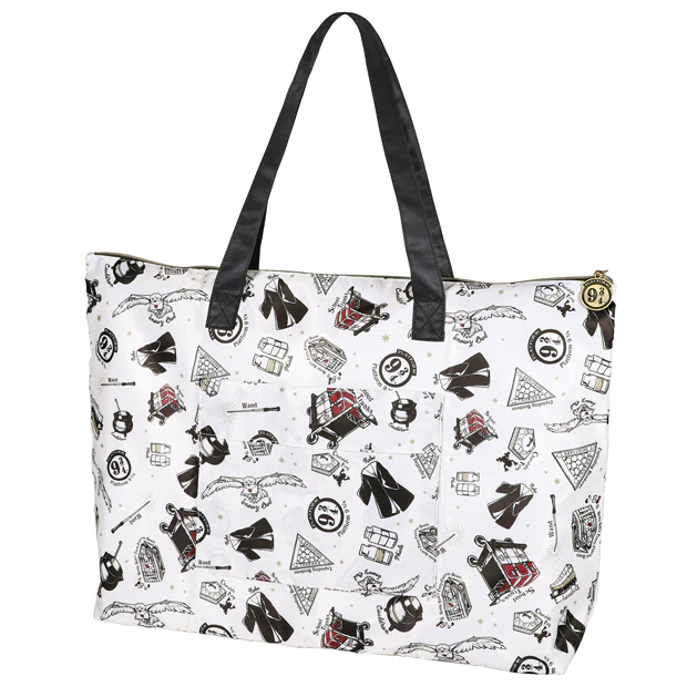 🇯🇵日本 USJ大阪環球影城 霍格華茲特快車旅行收納行李袋 托特包 Harry Potter 哈利波特-細節圖2