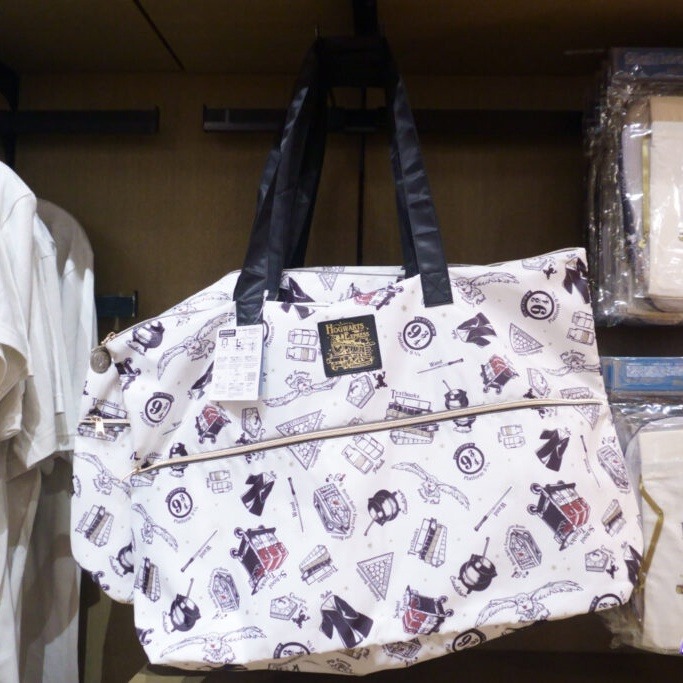 🇯🇵日本 USJ大阪環球影城 霍格華茲特快車旅行收納行李袋 托特包 Harry Potter 哈利波特-細節圖7