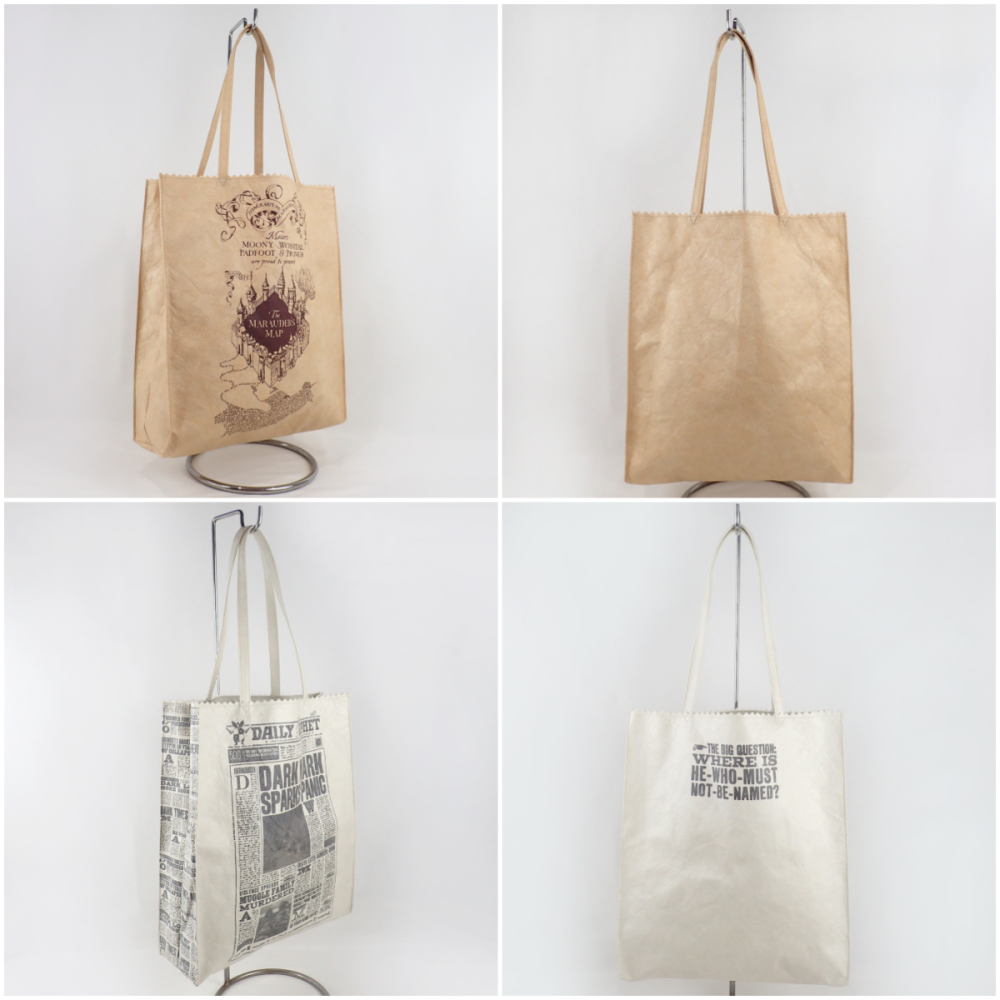 Harry Potter × Flapper 哈利波特聯名HDPE托特包-劫盜地圖、預言家日報｜手提/單肩包 購物袋-細節圖4