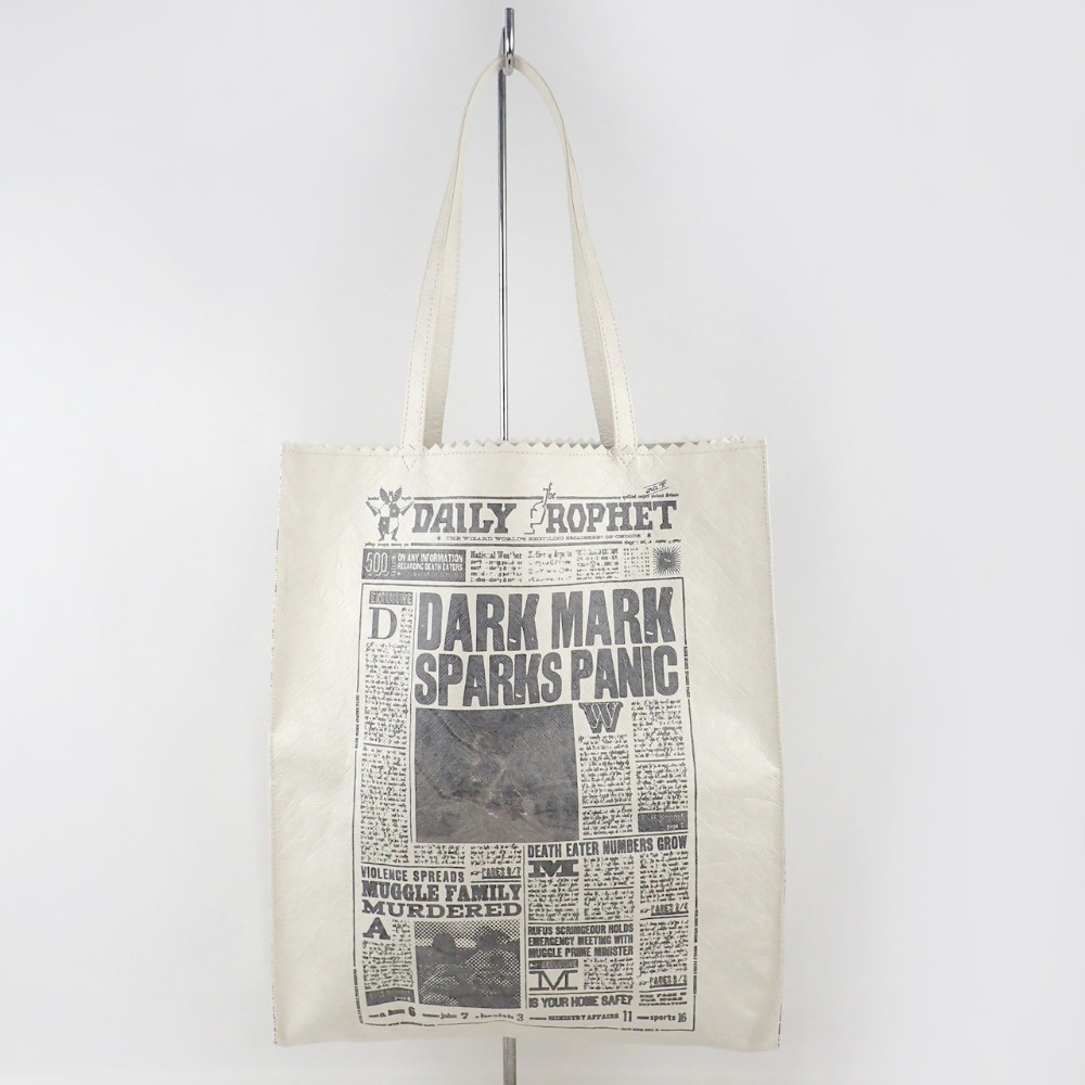 Harry Potter × Flapper 哈利波特聯名HDPE托特包-劫盜地圖、預言家日報｜手提/單肩包 購物袋-規格圖5