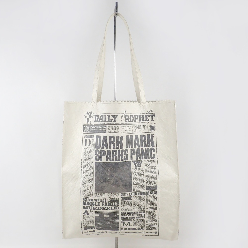 Harry Potter × Flapper 哈利波特聯名HDPE托特包-劫盜地圖、預言家日報｜手提/單肩包 購物袋-規格圖5