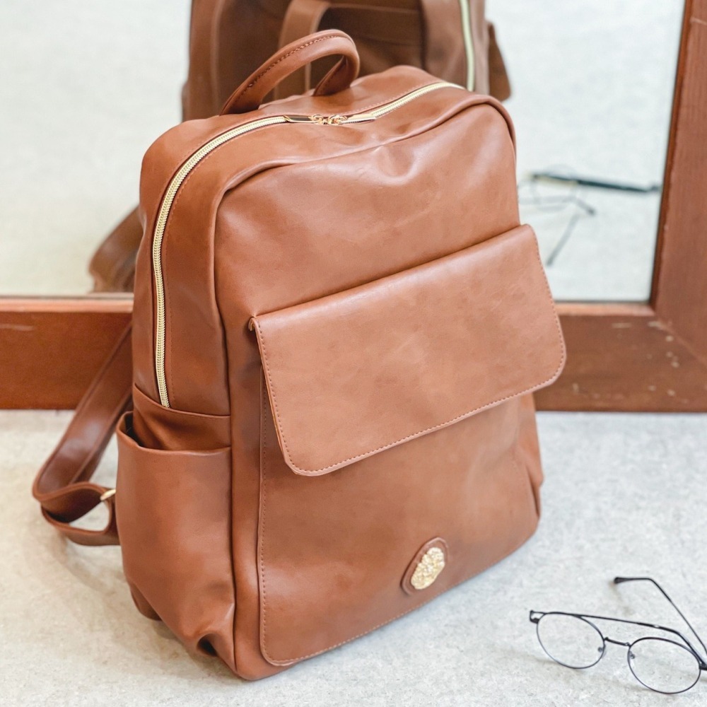 Harry Potter × Flapper 霍格華茲校徽後背包 可收納A4 哈利波特聯名周邊-細節圖2