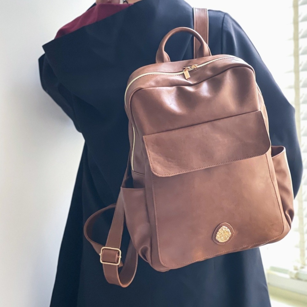 Harry Potter × Flapper 霍格華茲校徽後背包 可收納A4 哈利波特聯名周邊-細節圖3