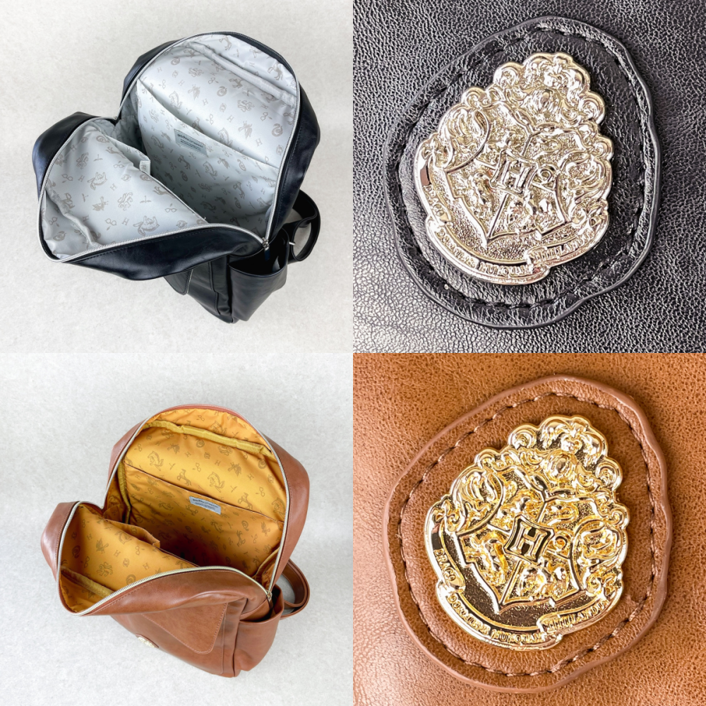 Harry Potter × Flapper 霍格華茲校徽後背包 可收納A4 哈利波特聯名周邊-細節圖4