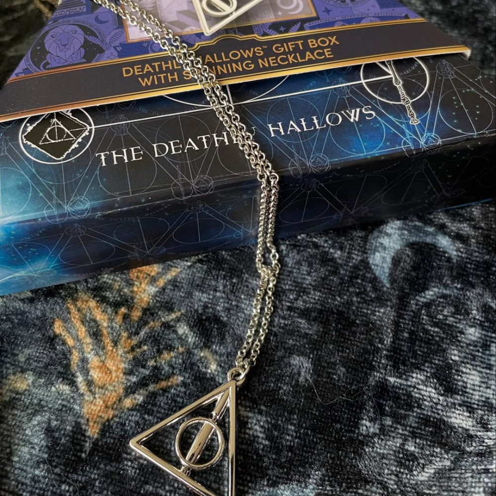 🇬🇧英國 哈利波特 死神的聖物標誌項鍊收藏禮盒 Harry Potter-細節圖2