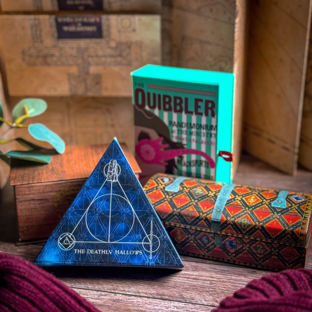 🇬🇧英國 哈利波特 死神的聖物標誌項鍊收藏禮盒 Harry Potter-細節圖4