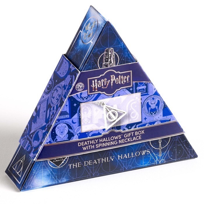 🇬🇧英國 哈利波特 死神的聖物標誌項鍊收藏禮盒 Harry Potter-細節圖7