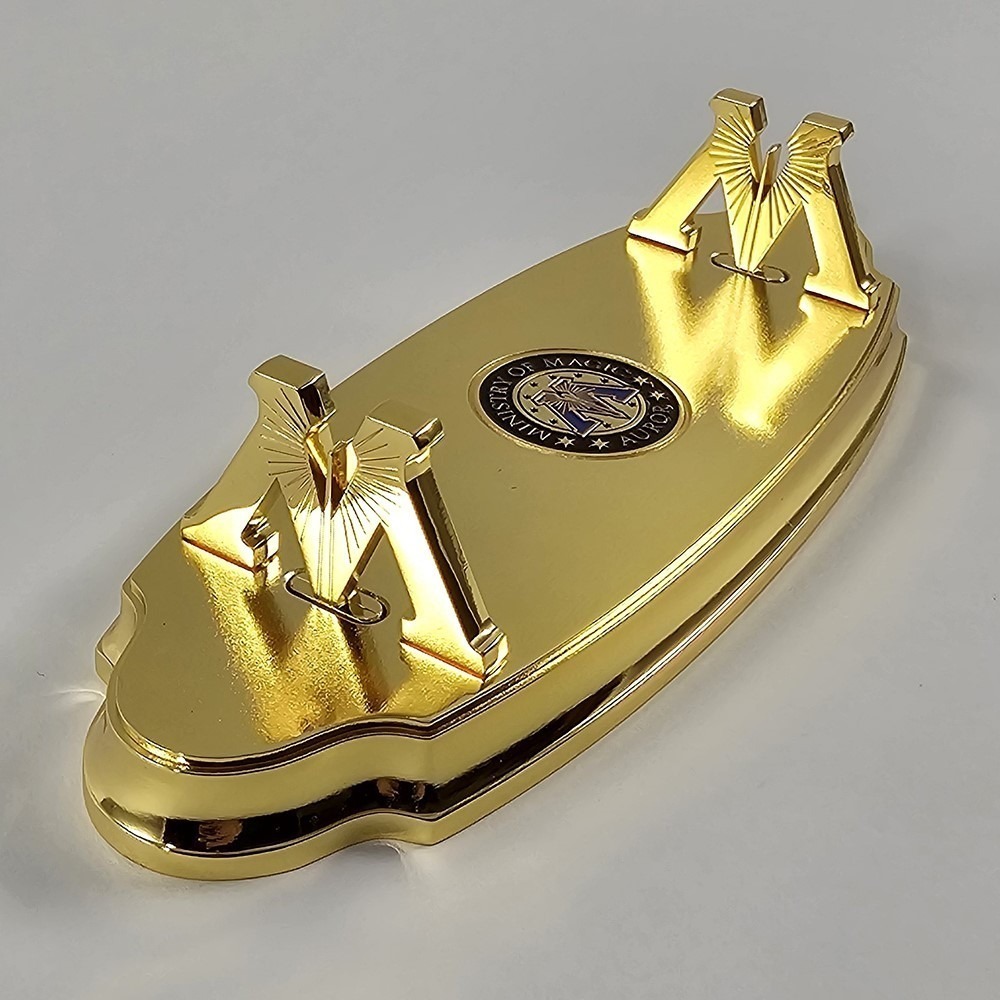 🇺🇸美國 奧蘭多環球影城 哈利波特魔杖展示架 英國魔法部、黑魔標記、劫盜地圖(壁掛式) Harry Potter周邊-細節圖2