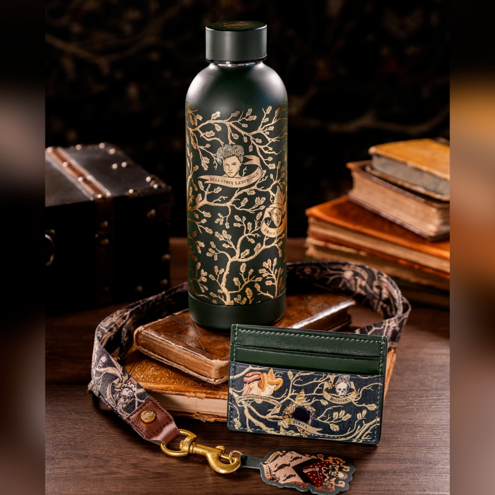 Harry Potter × MinaLima 布萊克家族樹掛毯不鏽鋼保溫瓶 500mL 保冷水壺 哈利波特-細節圖2