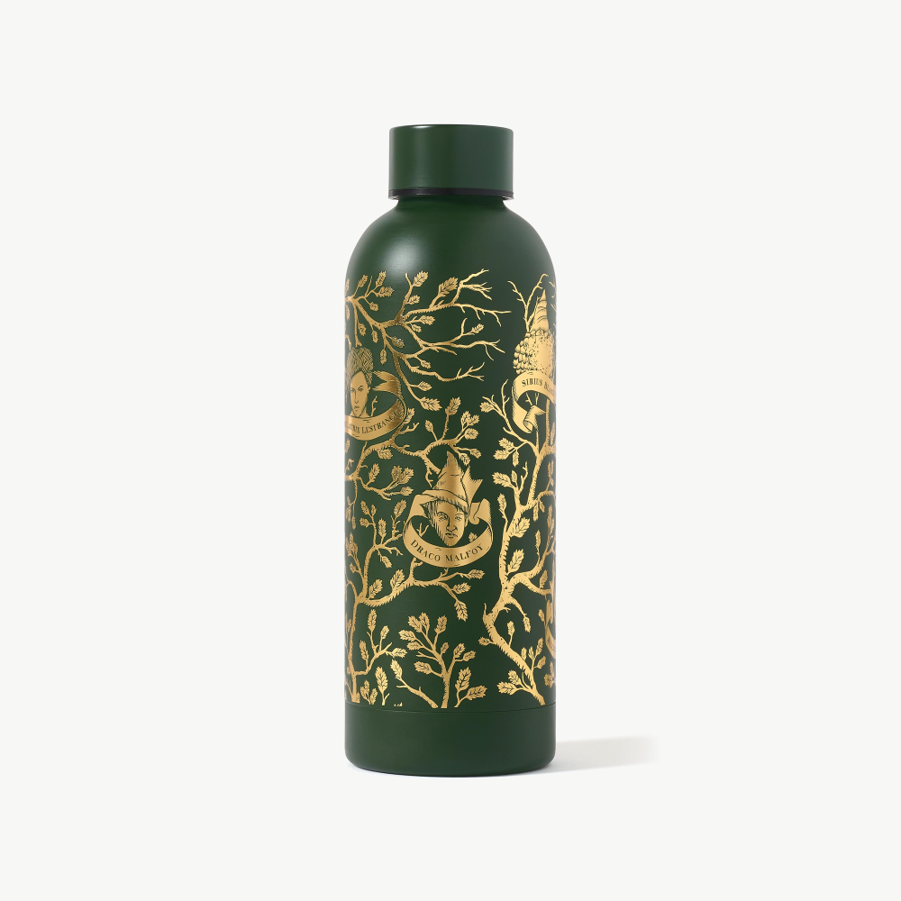 Harry Potter × MinaLima 布萊克家族樹掛毯不鏽鋼保溫瓶 500mL 保冷水壺 哈利波特-細節圖3