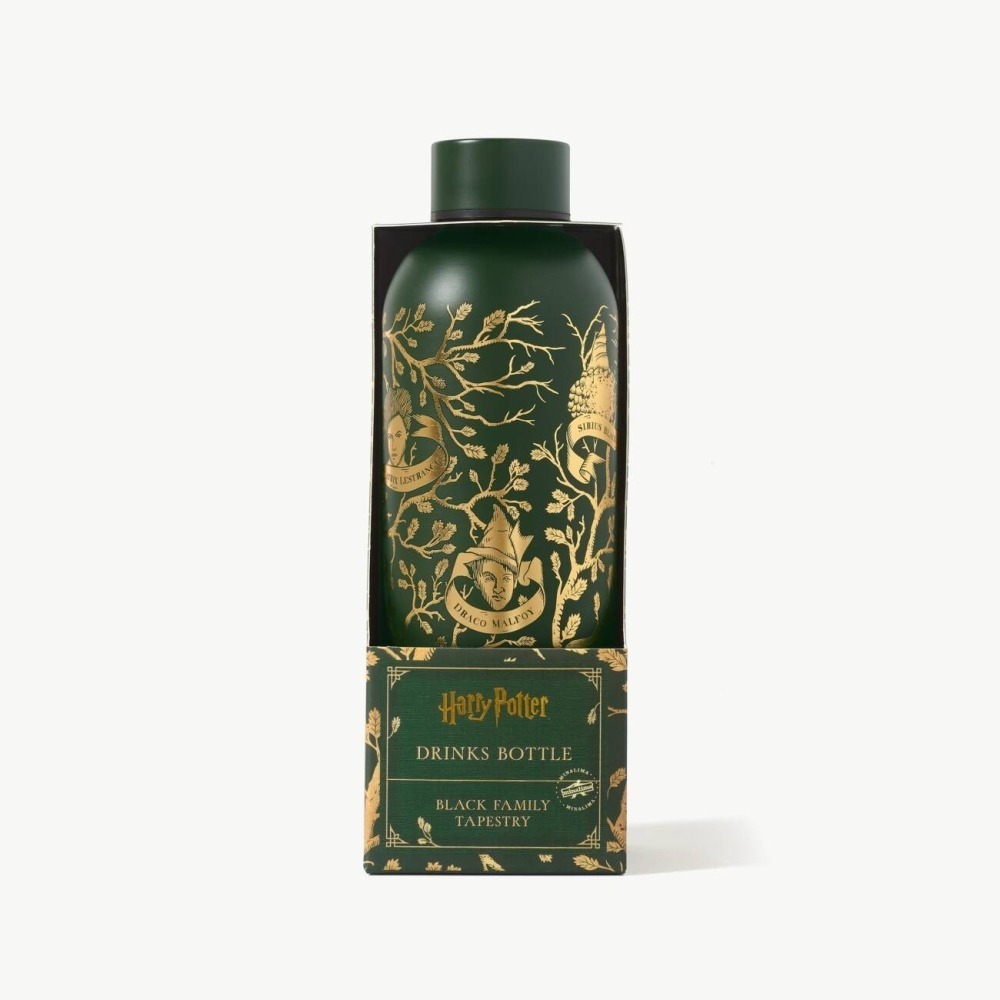 Harry Potter × MinaLima 布萊克家族樹掛毯不鏽鋼保溫瓶 500mL 保冷水壺 哈利波特-細節圖6