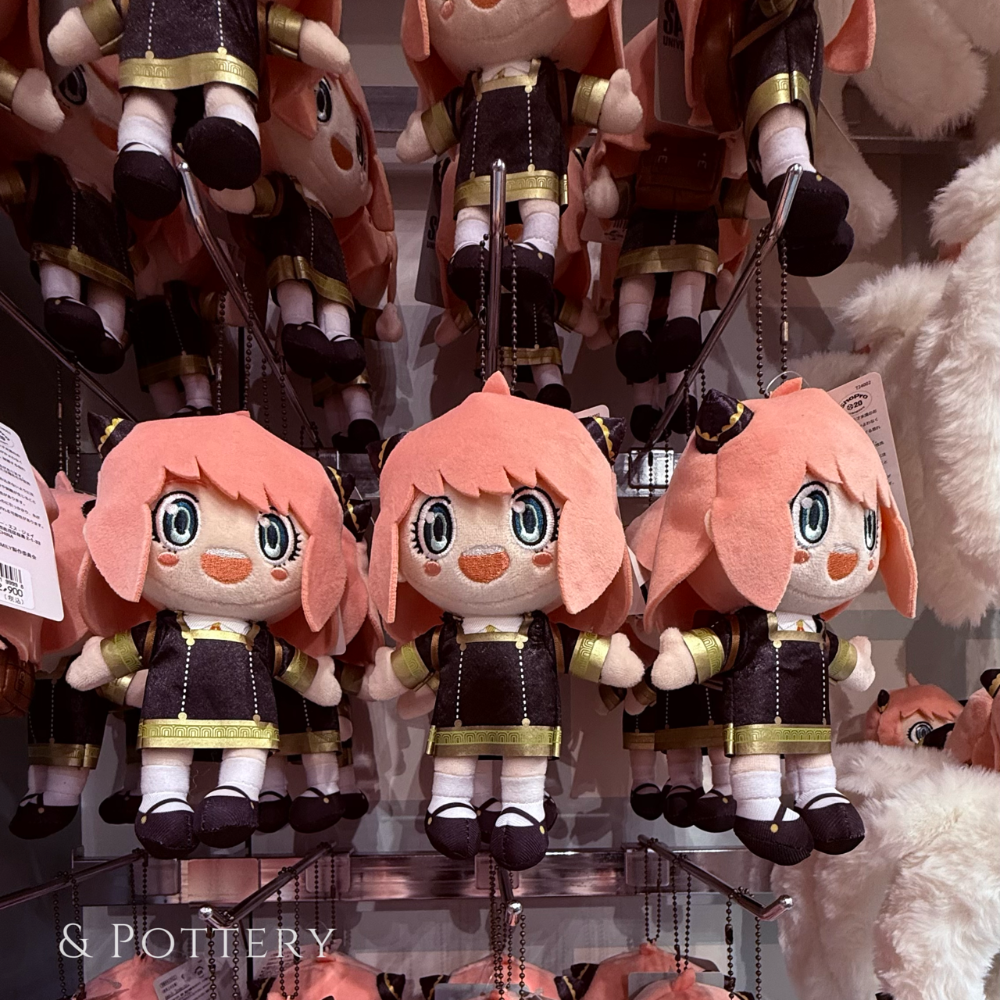 SPY×FAMILY 🇯🇵日本 USJ大阪環球影城 間諜家家酒 佛傑一家吊飾娃娃 黃昏、約兒、安妮亞玩偶20cm-細節圖2