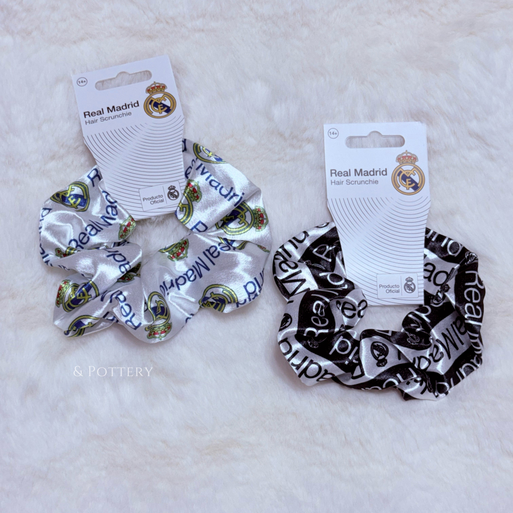 🇬🇧英國限定 足球俱樂部隊徽大腸髮圈 🇪🇸皇家馬德里｜Real Madrid 皇馬 西甲 足球 官方周邊-細節圖2