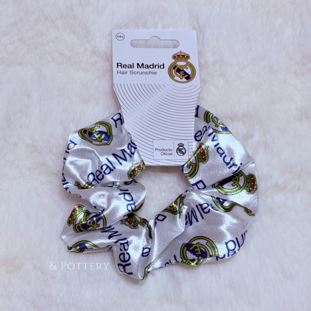 🇬🇧英國限定 足球俱樂部隊徽大腸髮圈 🇪🇸皇家馬德里｜Real Madrid 皇馬 西甲 足球 官方周邊-細節圖3