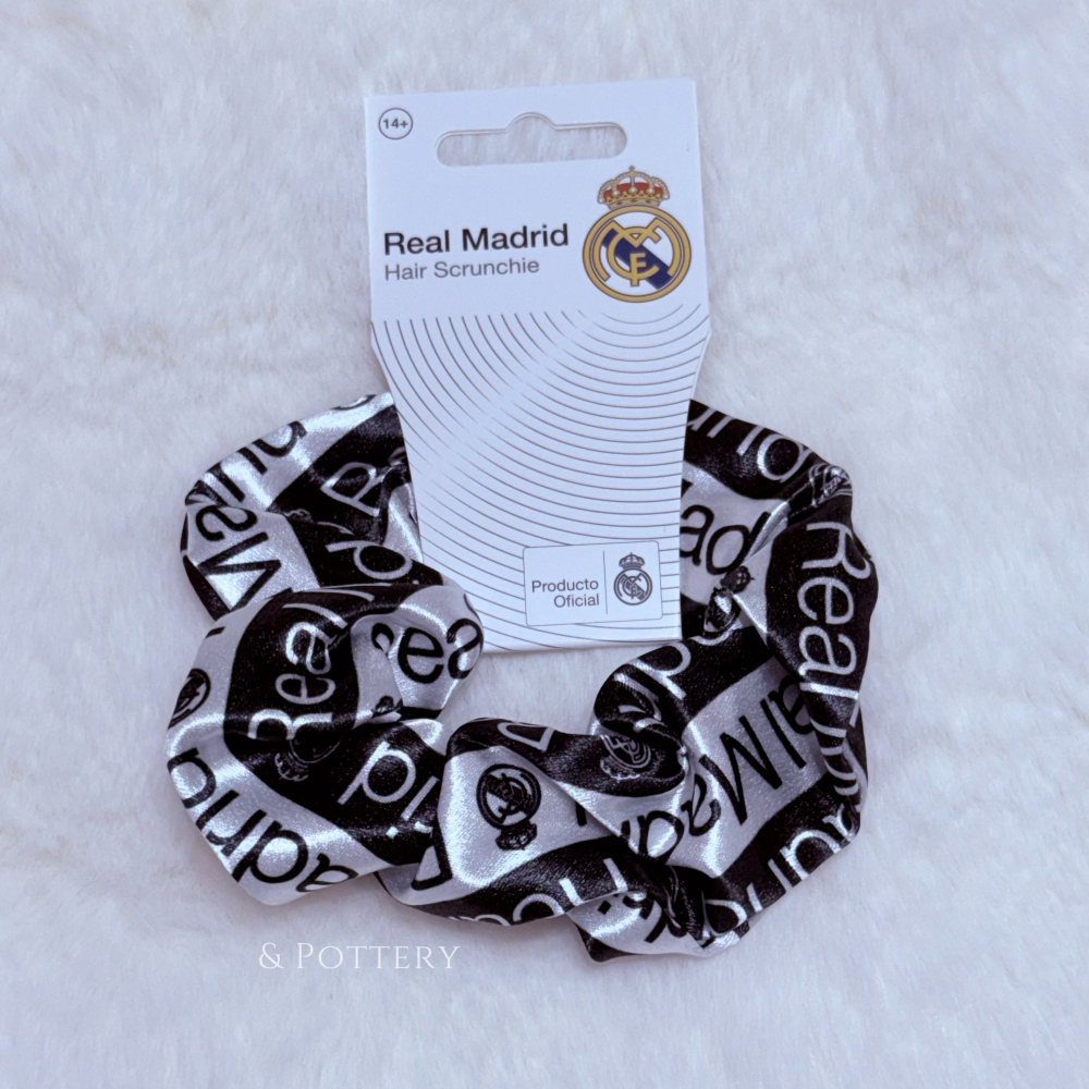 🇬🇧英國限定 足球俱樂部隊徽大腸髮圈 🇪🇸皇家馬德里｜Real Madrid 皇馬 西甲 足球 官方周邊-細節圖4