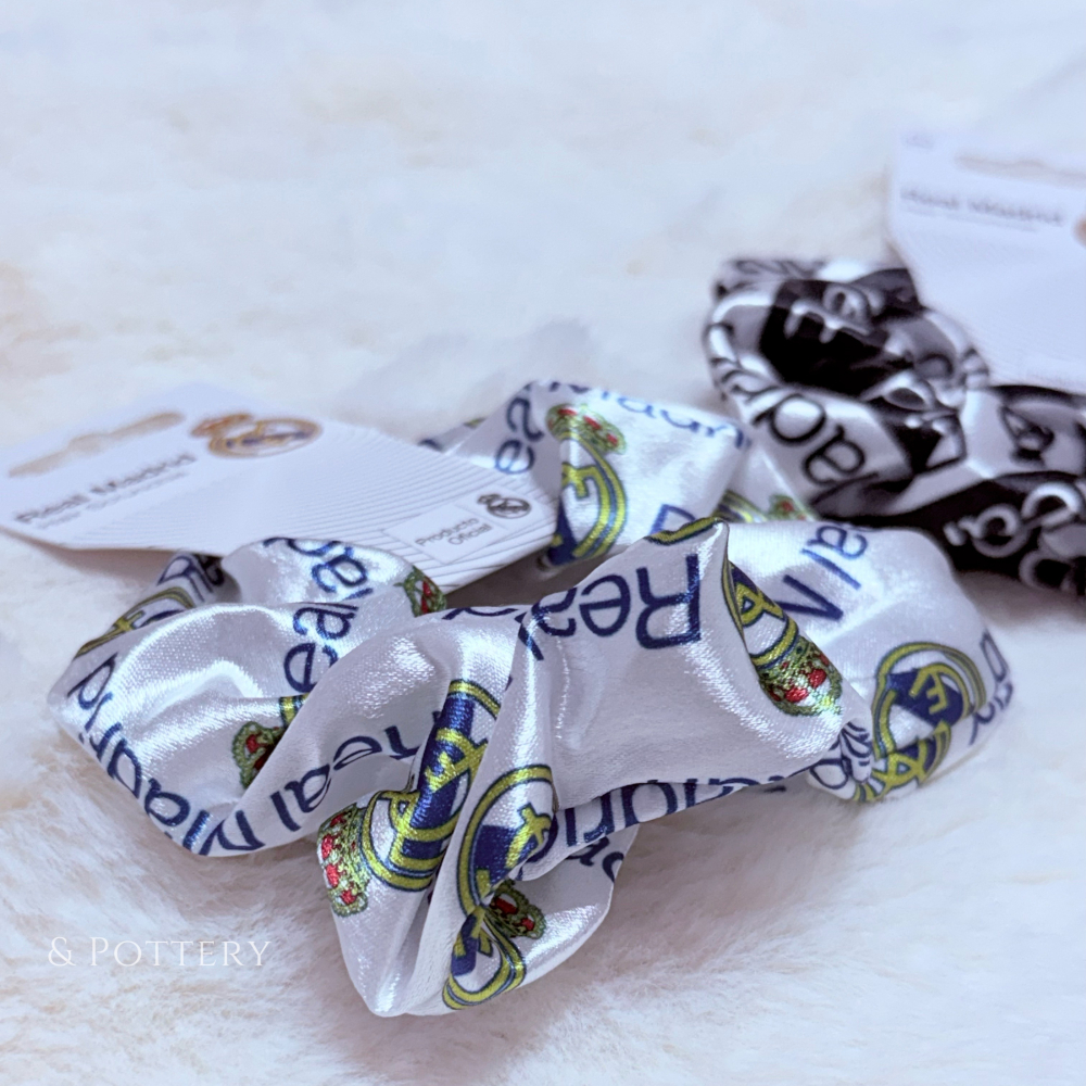 🇬🇧英國限定 足球俱樂部隊徽大腸髮圈 🇪🇸皇家馬德里｜Real Madrid 皇馬 西甲 足球 官方周邊-細節圖5