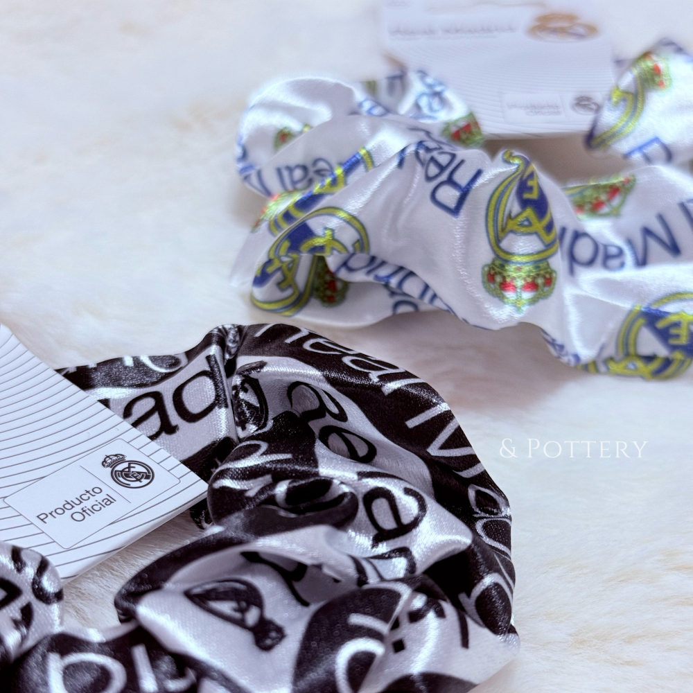 🇬🇧英國限定 足球俱樂部隊徽大腸髮圈 🇪🇸皇家馬德里｜Real Madrid 皇馬 西甲 足球 官方周邊-細節圖7