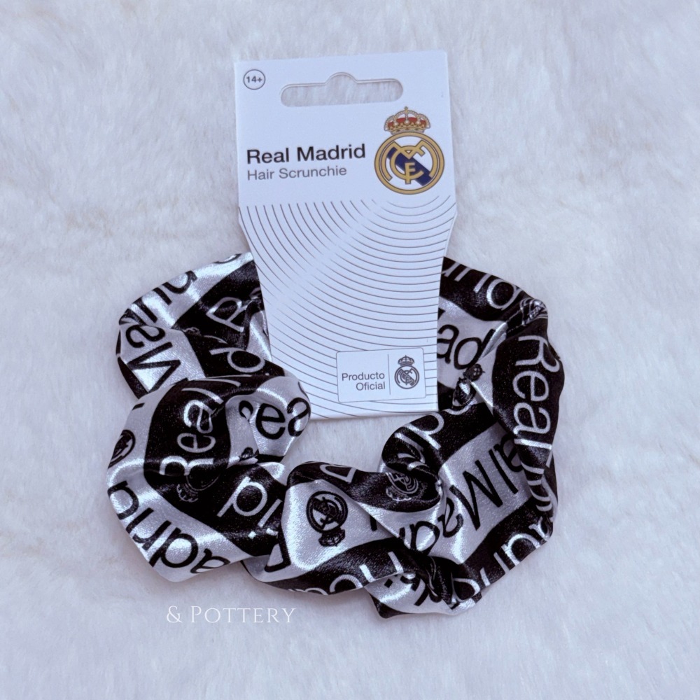 🇬🇧英國限定 足球俱樂部隊徽大腸髮圈 🇪🇸皇家馬德里｜Real Madrid 皇馬 西甲 足球 官方周邊-細節圖3