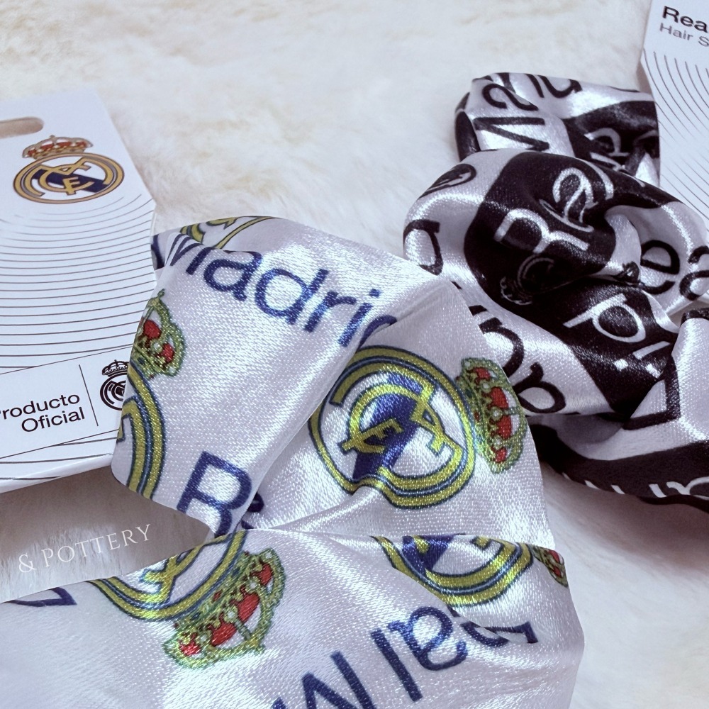 🇬🇧英國限定 足球俱樂部隊徽大腸髮圈 🇪🇸皇家馬德里｜Real Madrid 皇馬 西甲 足球 官方周邊-細節圖7