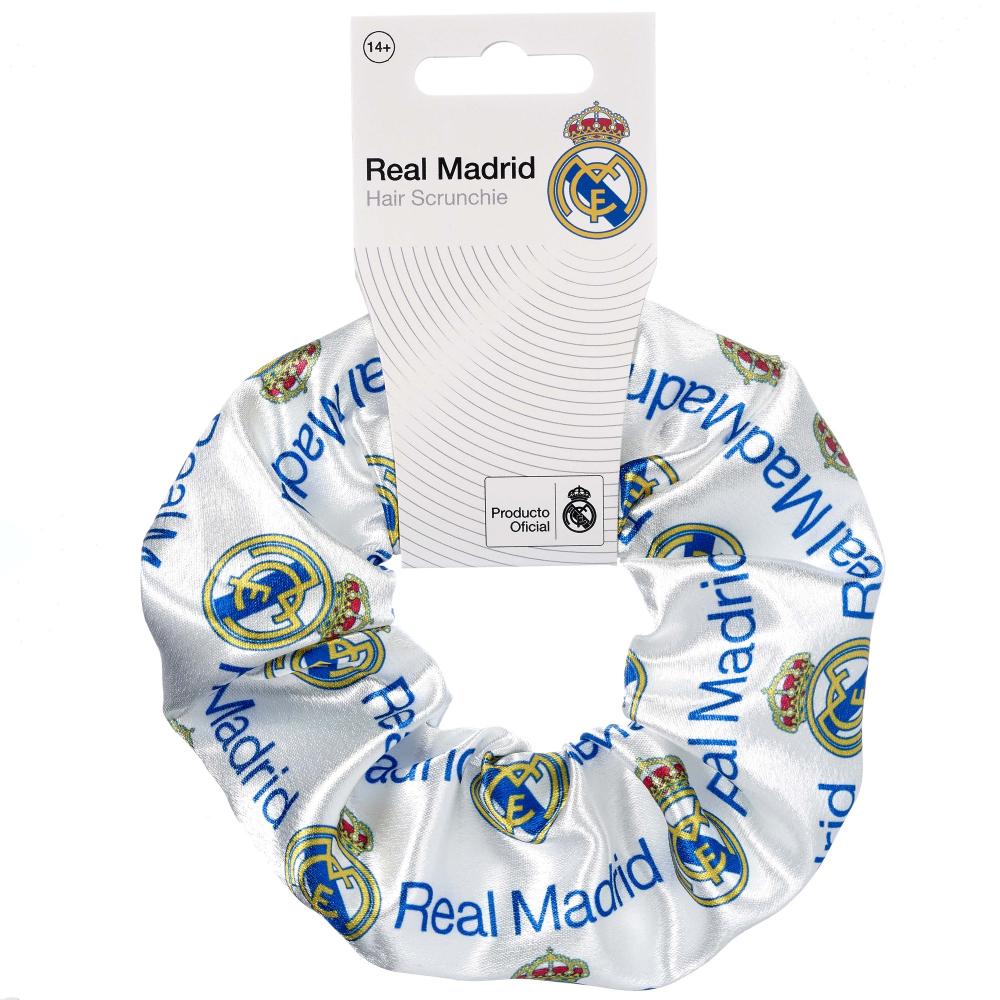 🇬🇧英國限定 足球俱樂部隊徽大腸髮圈 🇪🇸皇家馬德里｜Real Madrid 皇馬 西甲 足球 官方周邊-規格圖3