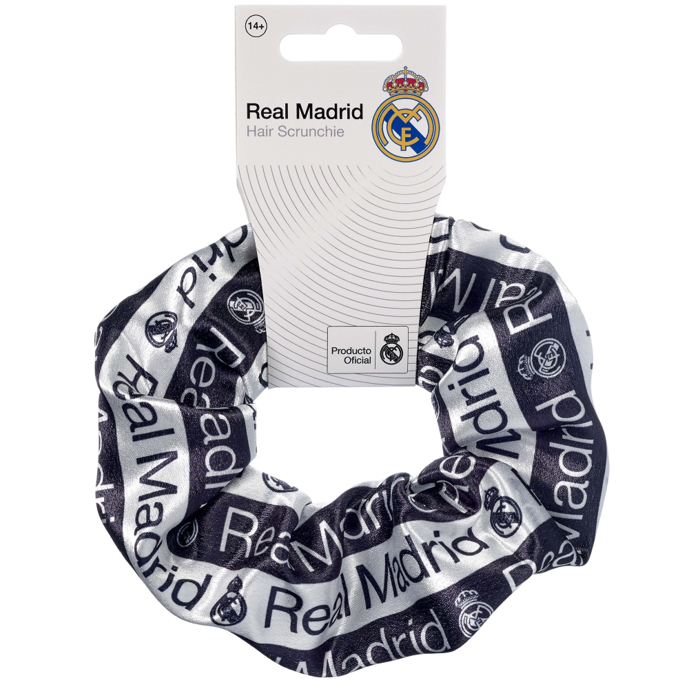 🇬🇧英國限定 足球俱樂部隊徽大腸髮圈 🇪🇸皇家馬德里｜Real Madrid 皇馬 西甲 足球 官方周邊-規格圖2