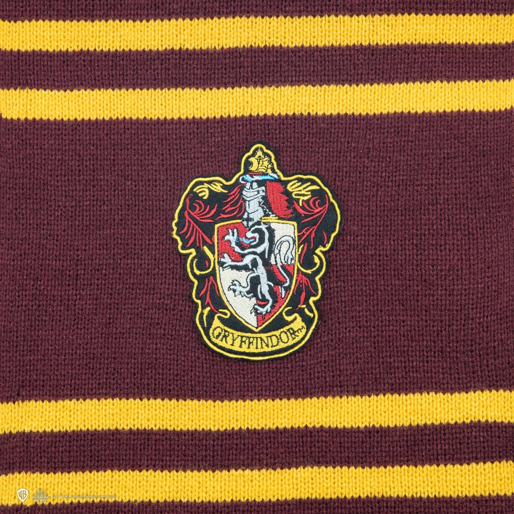 Harry Potter × Cinereplica 學院徽章針織流蘇圍巾 哈利波特周邊 霍格華茲-細節圖6